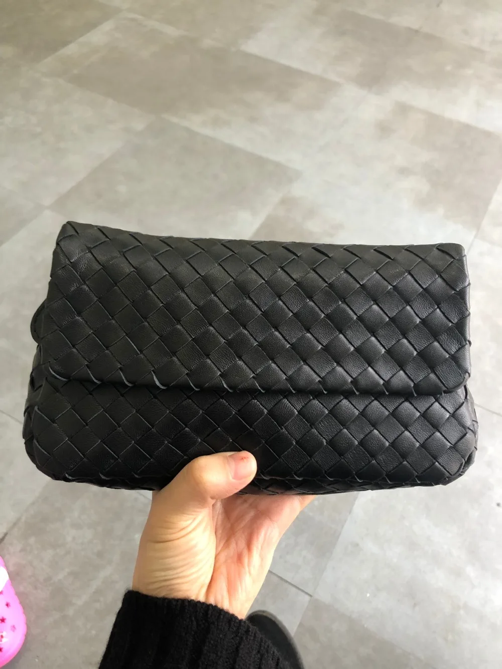2019Hotwest Brand Crossbody Bags Sheepskin Handmade Woven Women Bag Designer Handbags High Quality Chain Messenger Bag