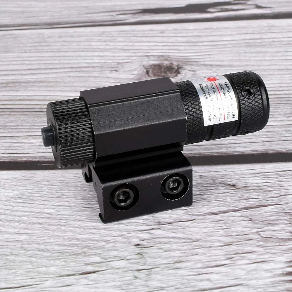Powerful Tactical Mini Red Dot Laser Sight Scope Weaver Picatinny Mount Set for Gun Rifle Pistol Shot Airsoft Riflescope Hunting-4