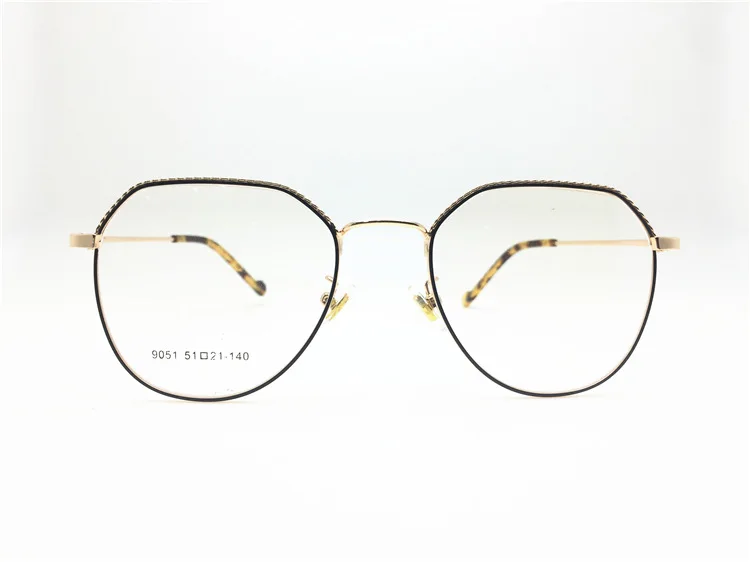 Модные ретро круглые очки, оправа из металла TR90, очки для мужчин/женщин, полная оправа, очки по рецепту, оптическая оправа 051