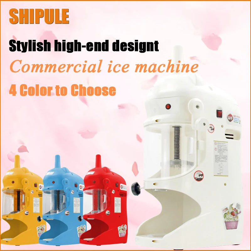 Electric Commercial Ice Crusher automatic industrial Ice Shaver machine ice slush maker for