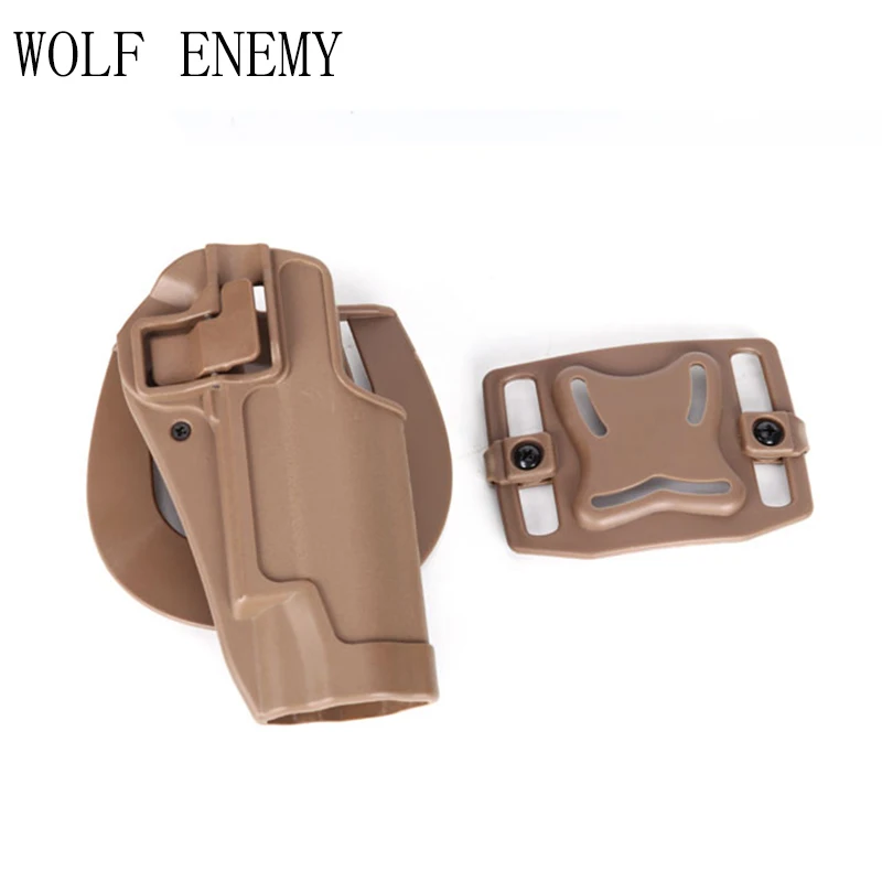 Military Tactical Holster 1911 Airsoft Hunting Gun Holster Belt Paddle fits Colt 1911colt 1911