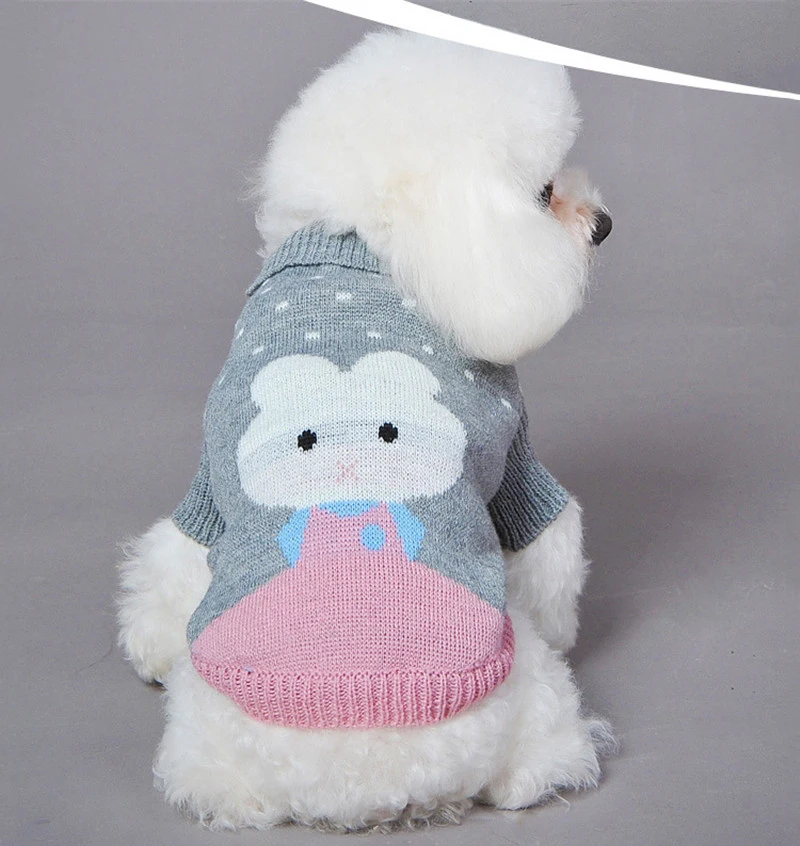 Warm Dog Sweater Autumn Winter Pet Clothes Puppy Outfit Clothing For Dog Kitten Cute Cat Sweater Coat (5)