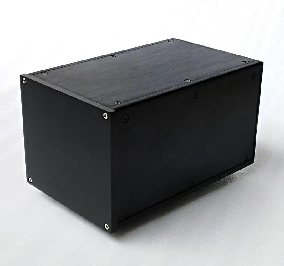 Black Full aluminum amplifier chassis / Preamp / DAC decoder / TUBE