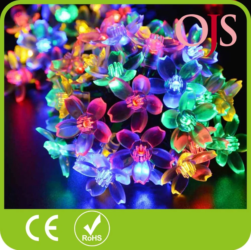 Holiday Lighting 5M 20 Leds IP65 waterproof Outdoor Christmas Solar Powered Sakura String fairy Lights | Лампы и освещение