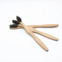 10 шт./лот зубная щетка из бамбуфибры Гари бамбуковое волокно, мягкие экологически чистые Деревянные Зубные щетки для чистки полости рта