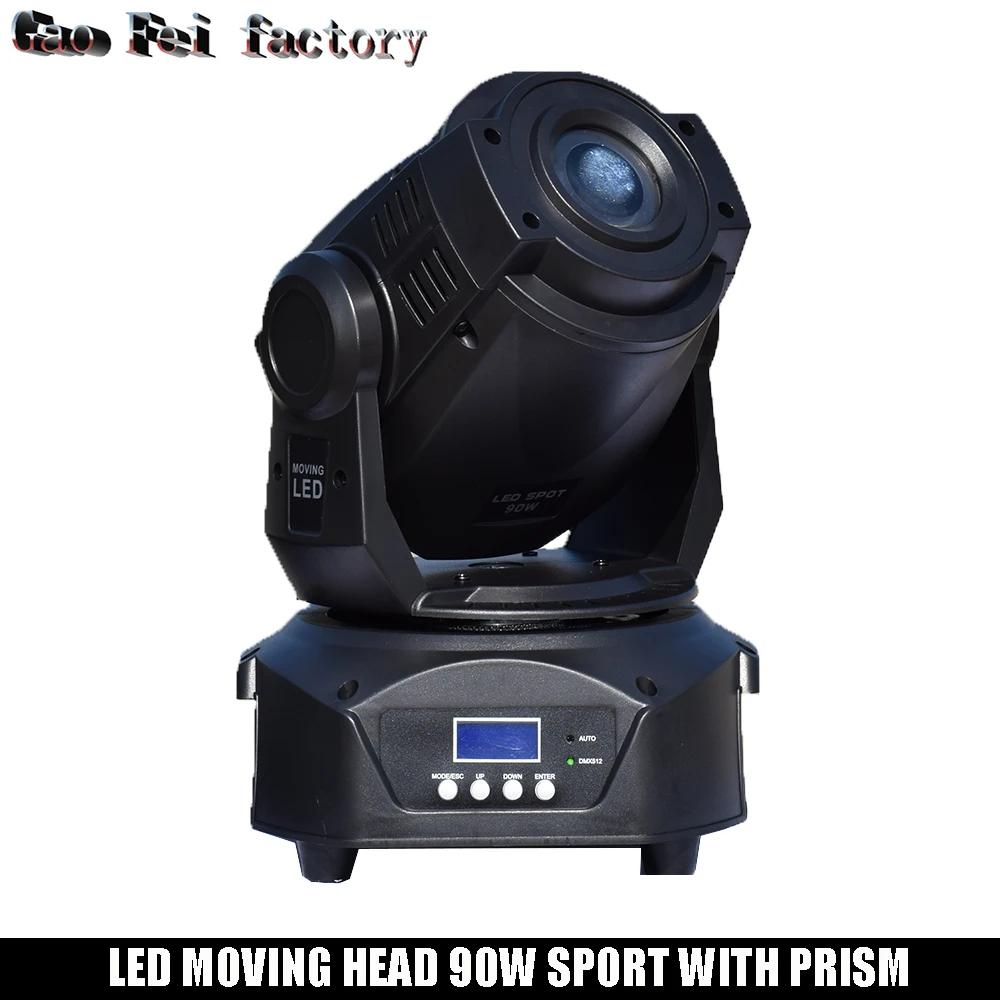 Lyre Spot Moving Head светодиодный светильник 90 Вт гобо с 3 лицо призма для DJ сценического театра диско ночного клуба