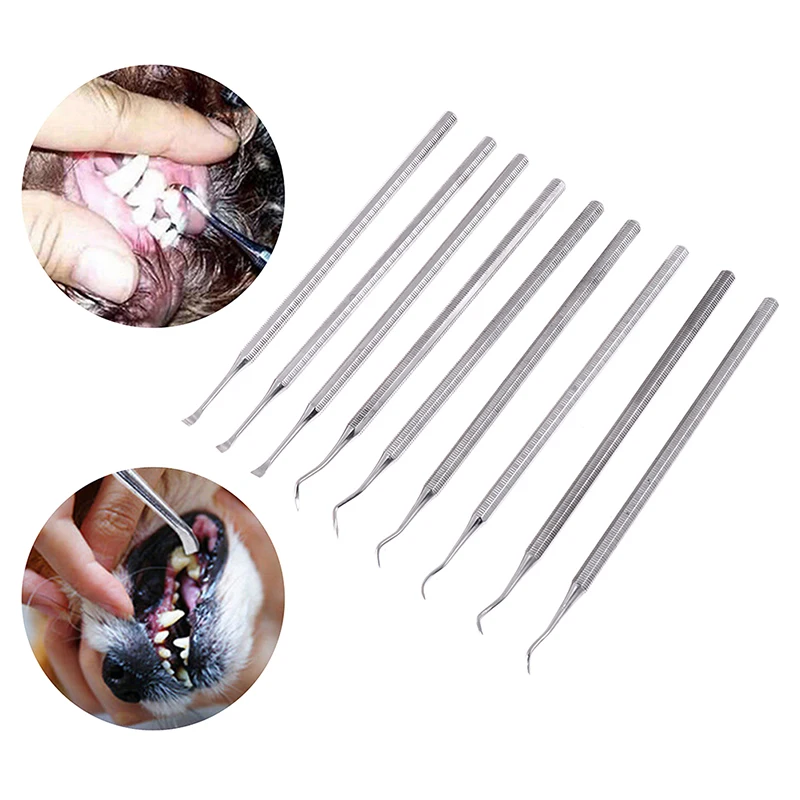

Pet Dog Tooth Oral Hygiene Health Care Tool Dog Accessories Double Head Tartar Calculus Remover Scraper Dental Scaler