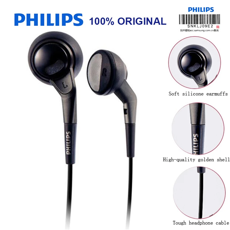 

Philips Earphone Support GameAudio MP3 Loptap with 3.5mm Line Style for model SHE2550