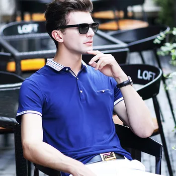 

Men's Polo Shirt Style Summer Fashion Men Lapel Polo Shirts Cotton Slim Fit Polos Top Casual Camisas Masculinas Plus Size M-3XL