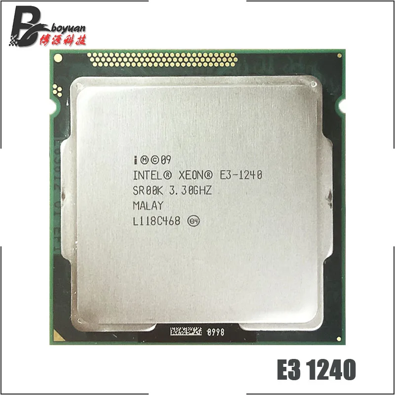 Процессор Intel Xeon E3-1240 E3 1240 3 ГГц четырехъядерный 8 Мб 80 Вт LGA 1155 | Компьютеры и офис