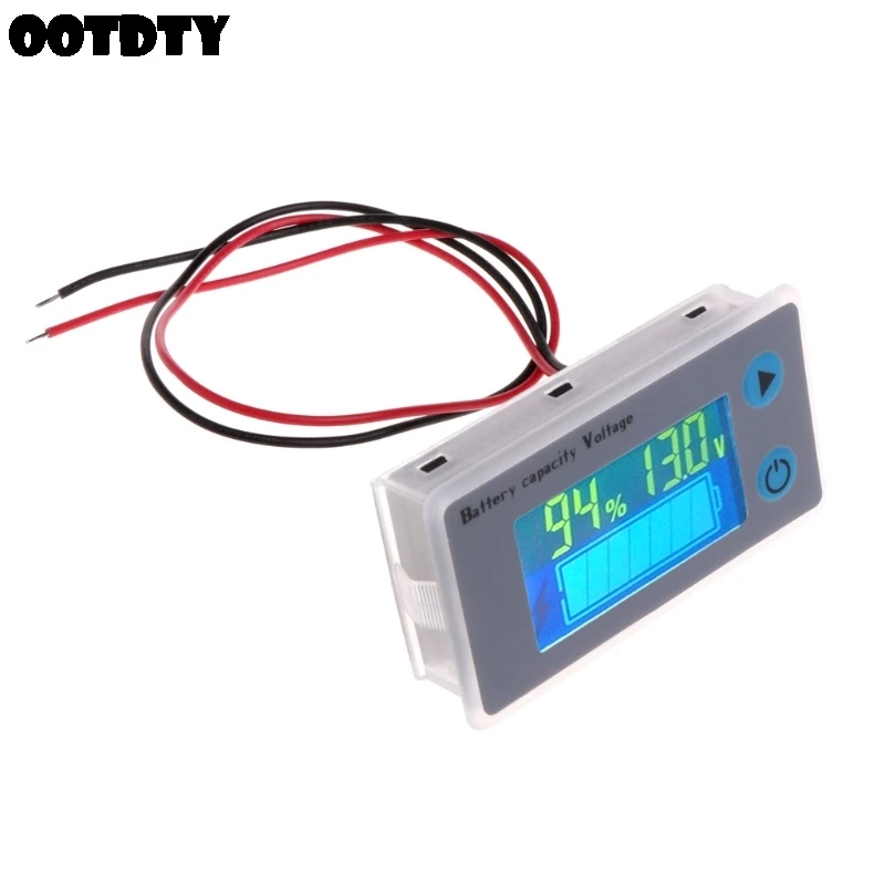 

10-100V Universal Battery Capacity Voltmeter Tester LCD Car Lead-acid Indicator