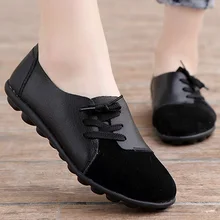Женская обувь на плоской подошве обувь из натуральной замши в стиле пэчворк г. Женские водонепроницаемые Мокасины Размер 4,5-12, обувь для отдыха, черный и белый цвета, 9 цветов