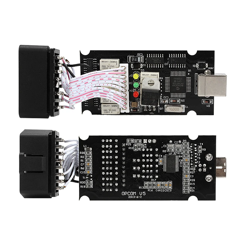 Новейший OPCOM V1.99 obd 2 считыватель кодов 1,70 V1.78 V1.95 прошивка A+ OP-COM качества для Opel диагностический инструмент OP COM Лучшая печатная плата