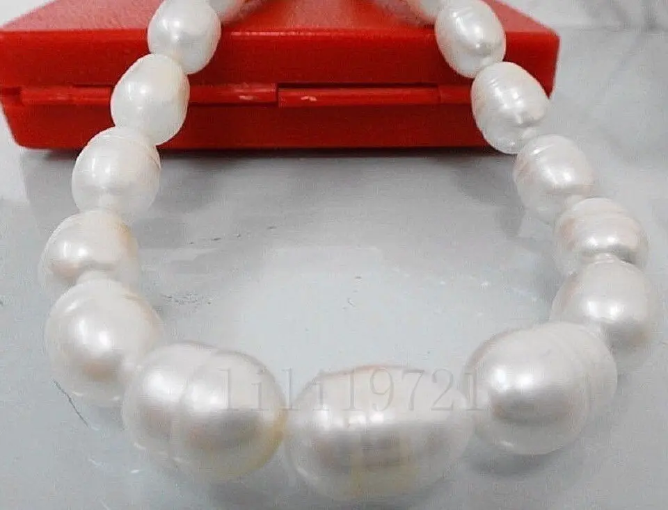 

Free Shipping >>>>>10-12mm white Freshwater PEARL loose beads 15