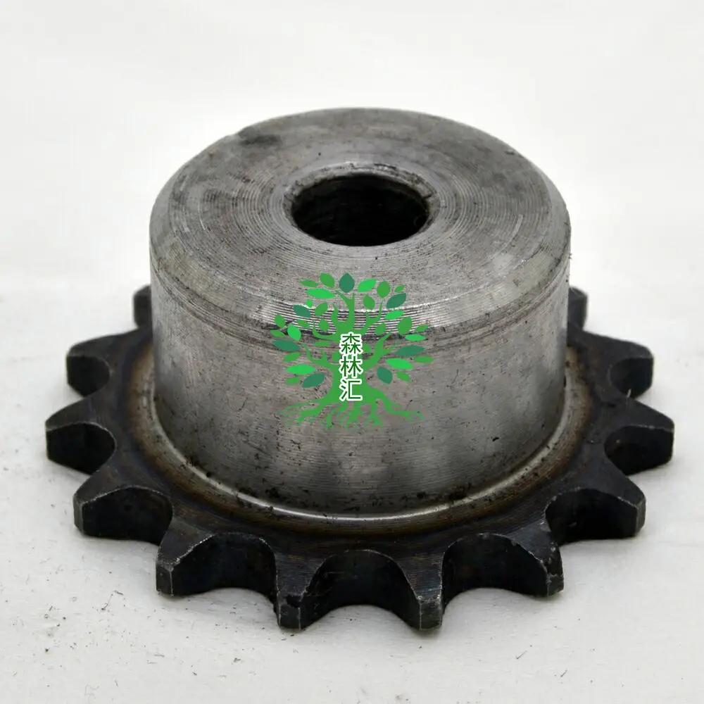 

1pc 06B 15T Bore 10mm 15 Teeth Pitch 9.525mm 3/8" Industry Transmission Driving Single Sprockets Engine for motor