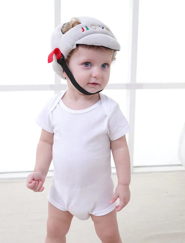Детская Мягкая шапка для защиты головы, защитный шлем для предотвращения столкновений, спортивный детский шлем для обучения ходьбе и игр, защитные хлопковые дышащие шапки, подушка