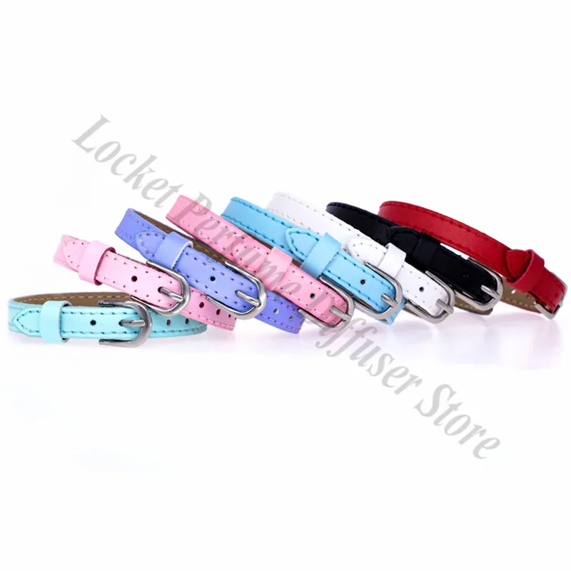 10pcs 8mm 10mm Genuine Real Leather Wristband Bracelet Fit 8mm 10mm Slide Charms Slide Letters Women Men Jewelry Making