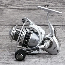 YUMOSHI полностью Металлическая рыболовная спиннинговая катушка Pesca Carretilha Reels Carretes De Pescar Molinete Moulinet casing Peche LH 2000-5000