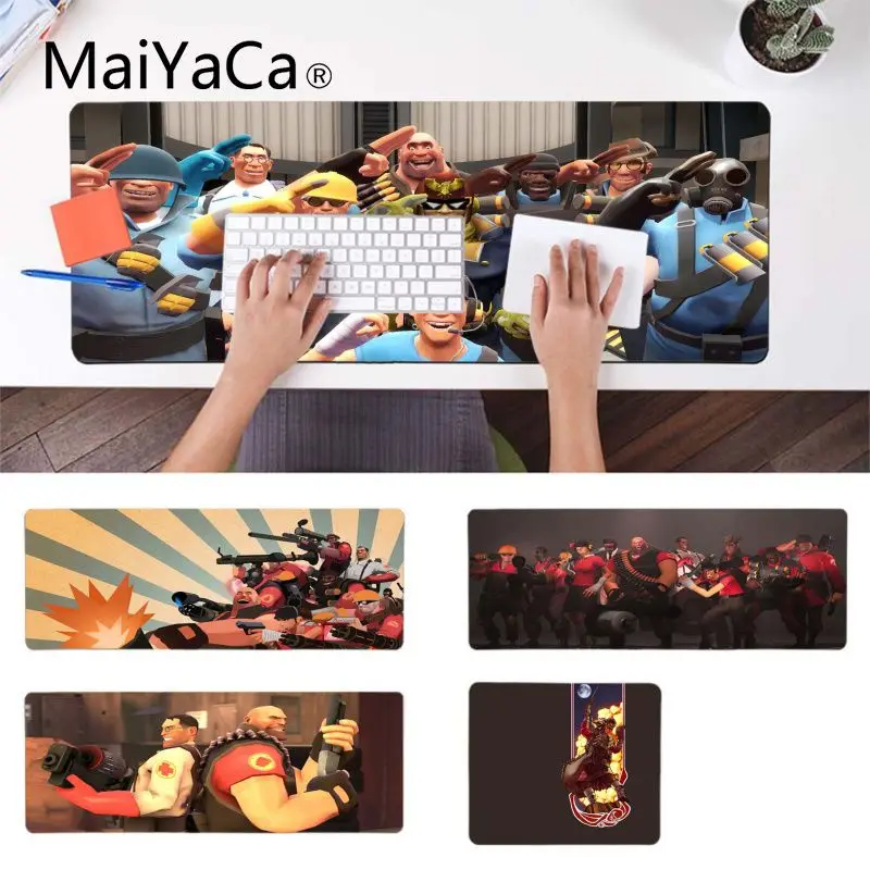 

MaiYaCa Boy Gift Pad Team Fortress 2 wallpaper Large Mouse pad PC Computer mat Durable Rubber Mouse Mat Pad
