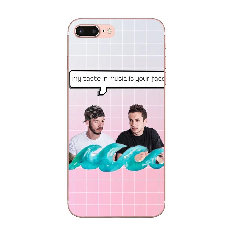 Мягкий ТПУ протектор с логотипом Twenty One Pilots для Galaxy J1 J2 J3 J330 J4 J5 J6 J7 J730 J8 2015 2016 2017 2018