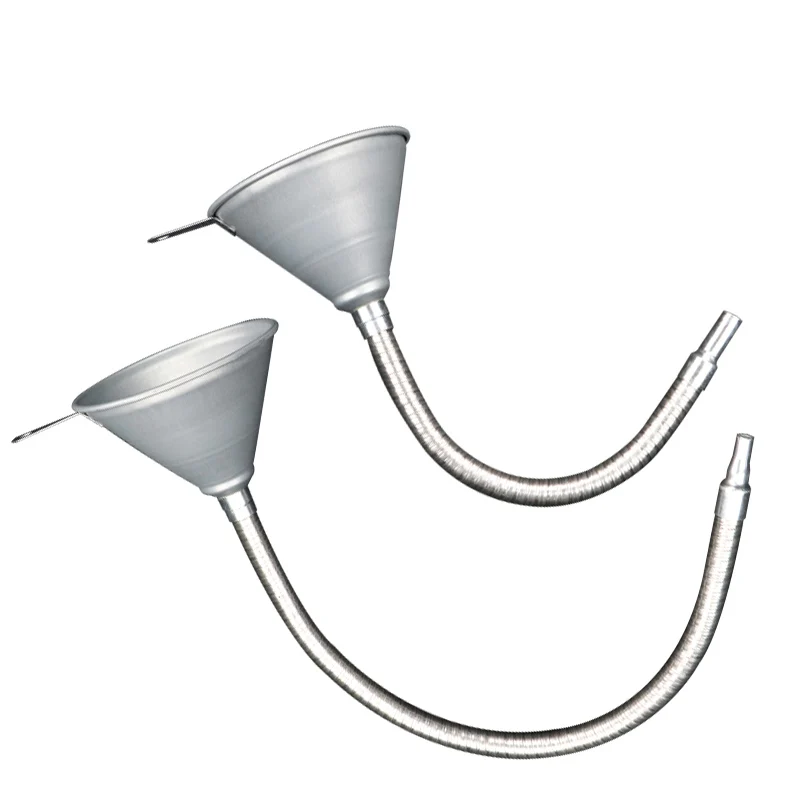 

Supplementary Oil for Automobile and Motorcycle Vehicle maintenance 630mm Long Flexible Metal Funnel