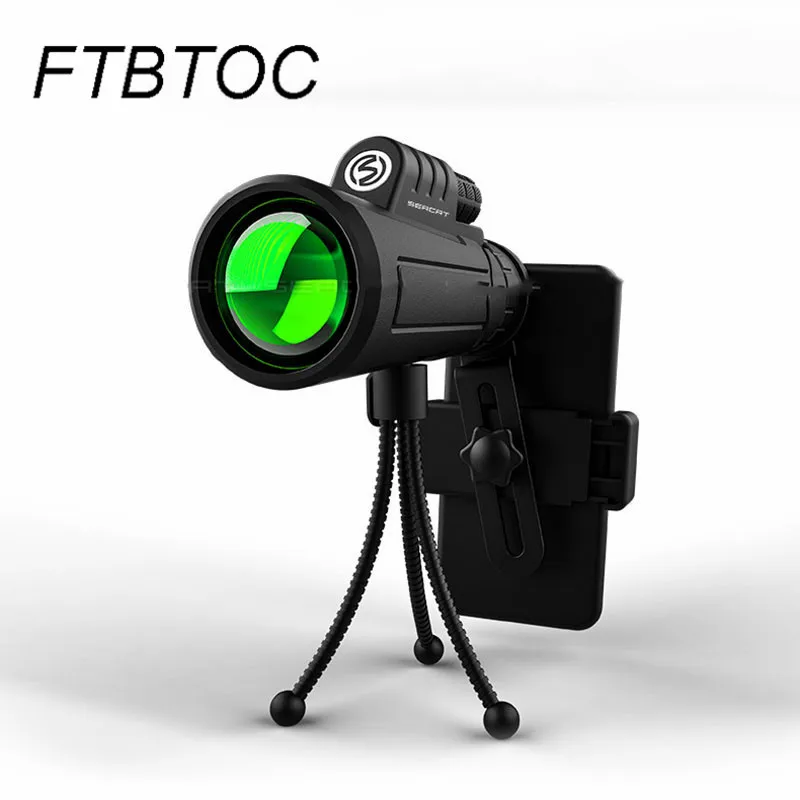 

12X50 Telescope Black Monocular High-definition High Quality Telescope Waterproof Birdwatch Hunting Camping Monocular