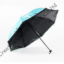 Имитация рая, три сложения, шнуровка бахрома, ручной, ветрозащитный, сумка зонтик, УФ защита, черное покрытие, Осенний зонт