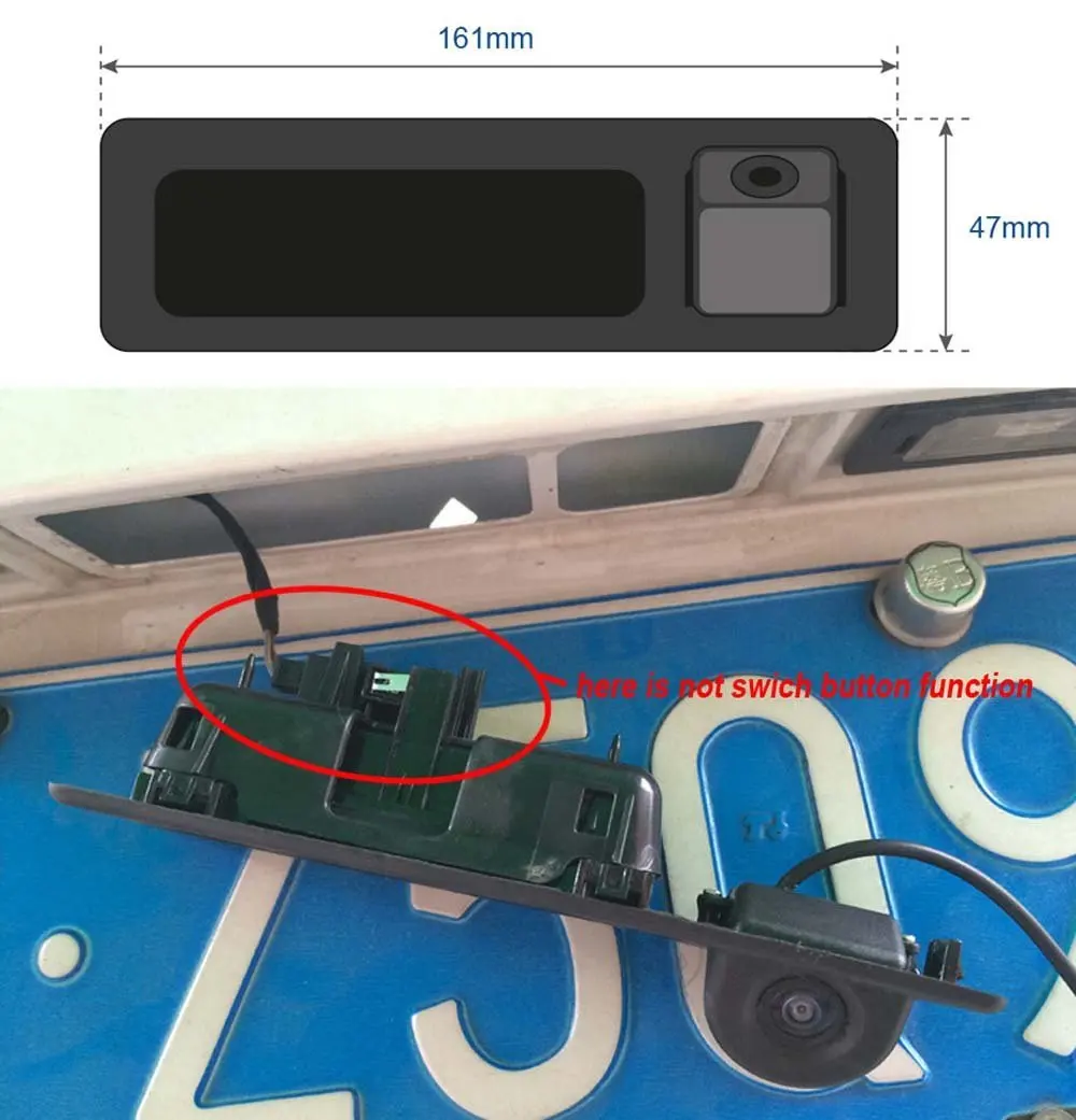 Камера заднего вида с ручкой багажника для BMW 5 series X3 X1 X5 X6 F10/F11/F25/F30|rear view camera|trunk