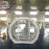 4m Diameter+2m Entrance Inflatable Lawn Dome Camping Tents Outdoor Single Tunnel Inflatable Bubble Tent 2