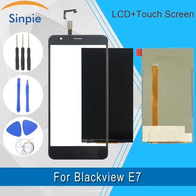 Best Offers Sinpie Mobile Phone LCDs For Blackview E7 High Quality Touch Screen Assembly Repair Parts and LCD Display With Tools