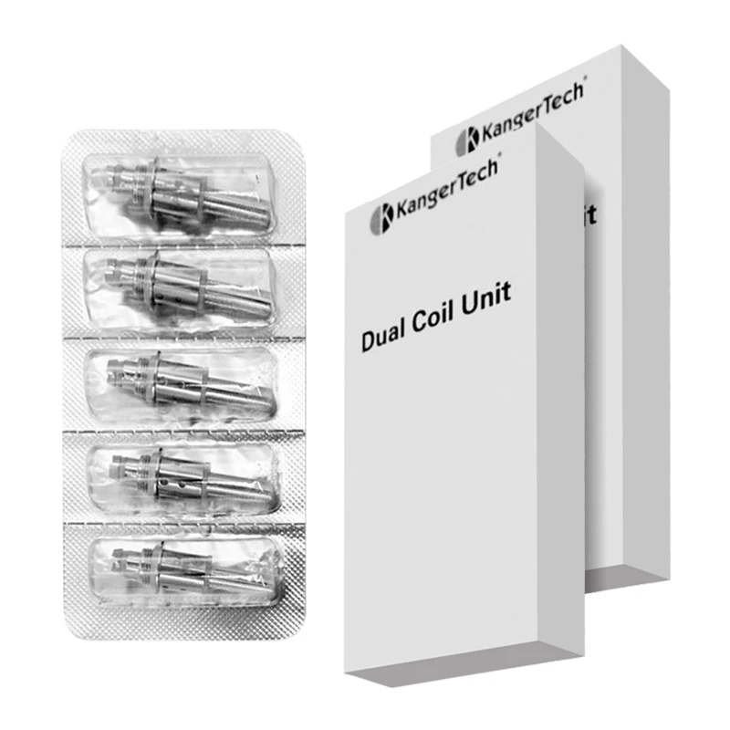 

KangerTech NiCr 1.8 ohm Replacement Dual Coil Unit 10 Pieces for Kanger Protank 3/ EVOD 2