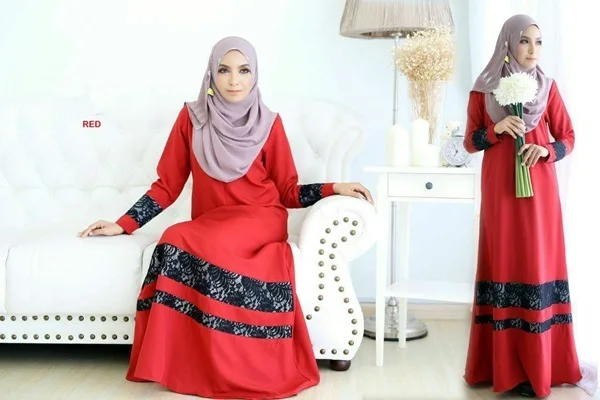 Новое Женское мусульманское длинное платье для девочки Длинная полная Длина кружевной кафтан джибаб абайя ганмент халат одежда