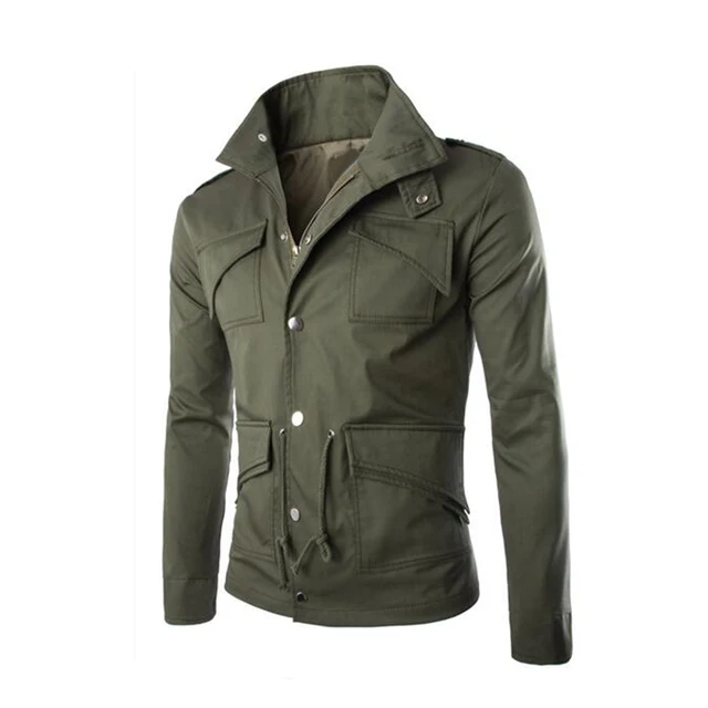 1Pcs Casual jacket Men's jackets Long sleeves Zipper jacket Casual tops ...