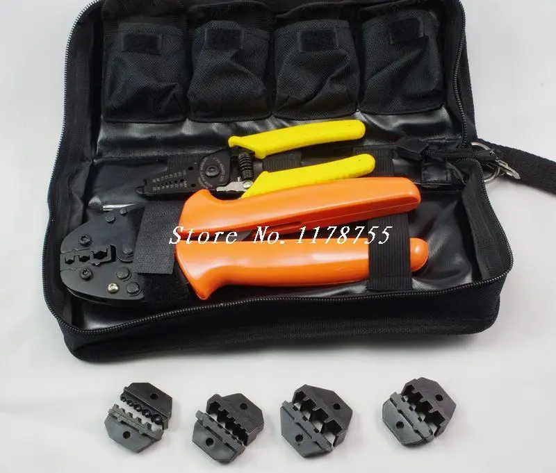

FSAK-56YJ Ratcheting Terminal Crimper Kit with 4 Dies 0.5-35mm2