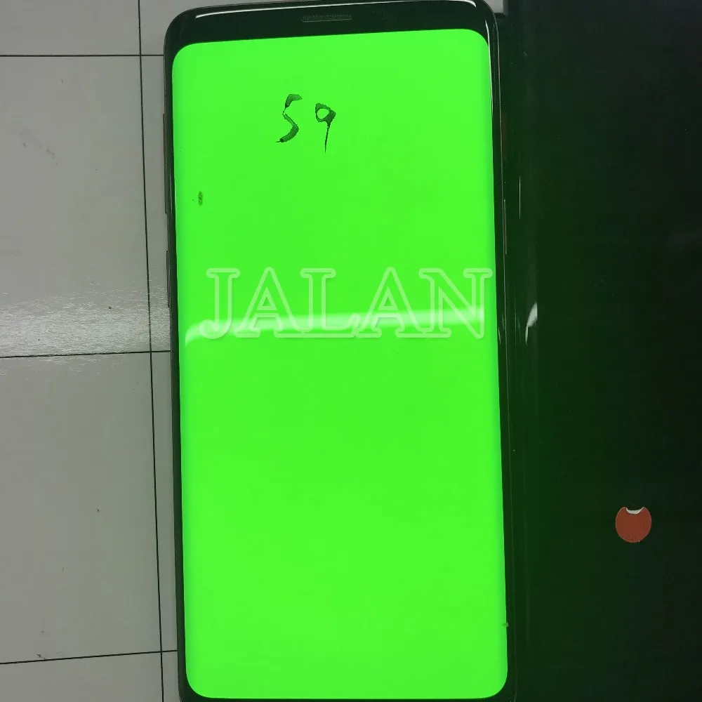 

The edge dot LCD screen with frame for Samsung S9 lcd display touch work well with black dot mobile glass repair intall on phone