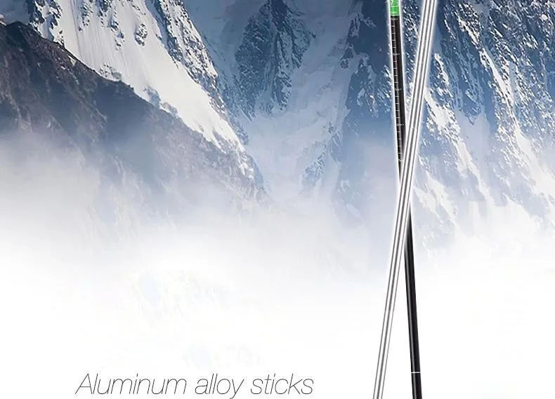 Сверхлегкий алюминиевый сплав EVA ручка 5 секций треккинговые палки регулируемые складные трости для спортивной ходьбы скандинавские