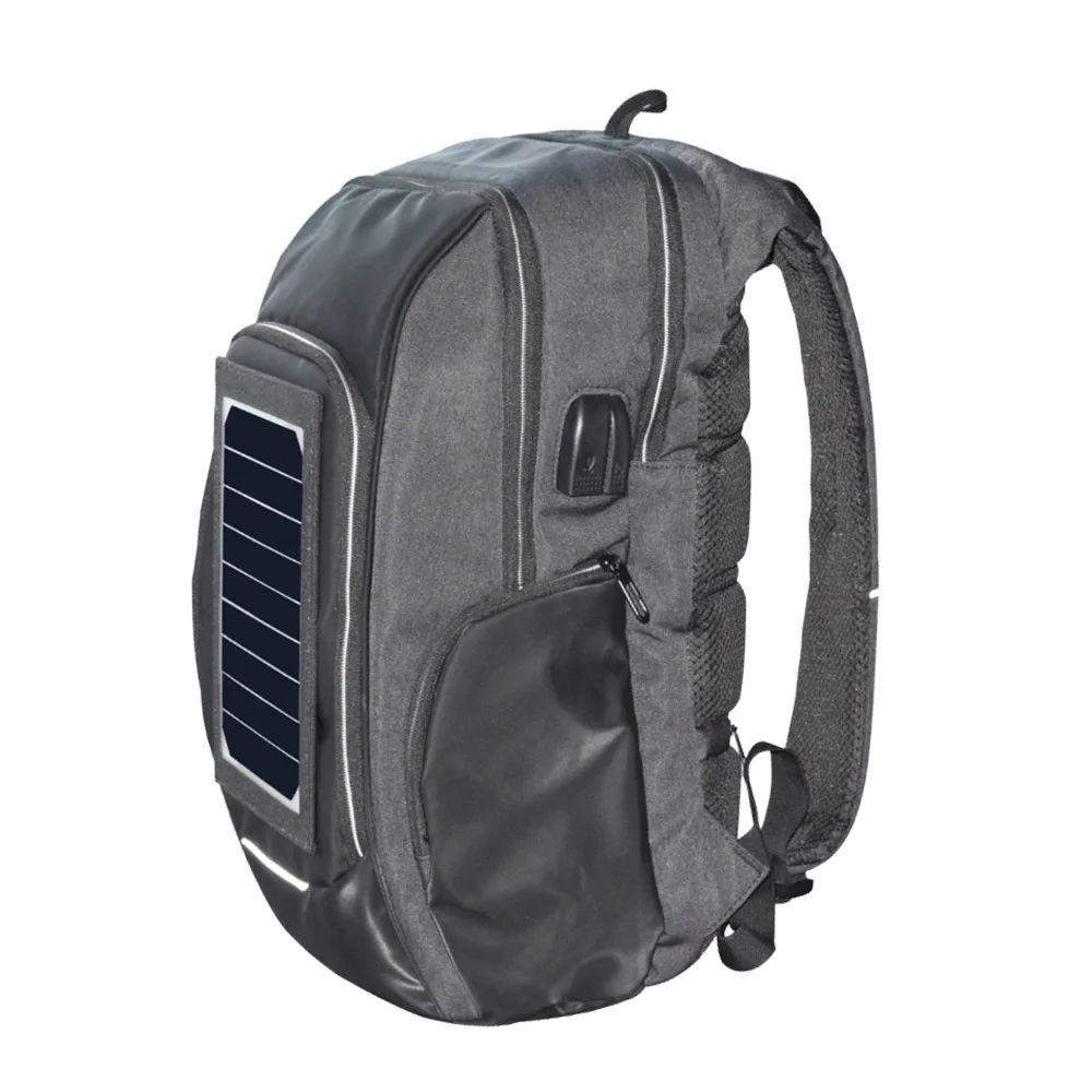 

Backpack with Solar Panel and USB Port to Power All your Devices