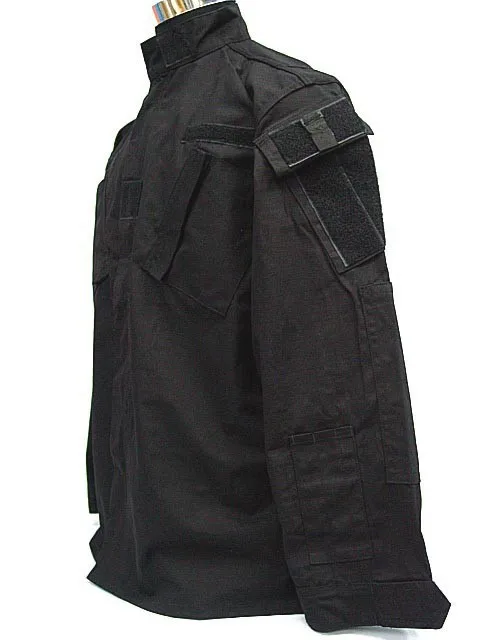 Черная Военная Униформа прочная боевая униформа ACU Тип униформы охотничий костюм с курткой и брюками для охоты снаружи