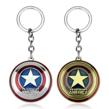 

100 Pieces Avengers Captain America Shield Beautiful and creative keychain