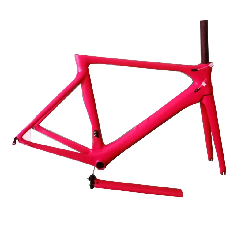 EARRELL OEM карбоновая рама для шоссейного велосипеда DI2& машинное оборудование, карбоновая рама для шоссейного велосипеда BB86 T800, 2 года гарантии - Цвет: Красный