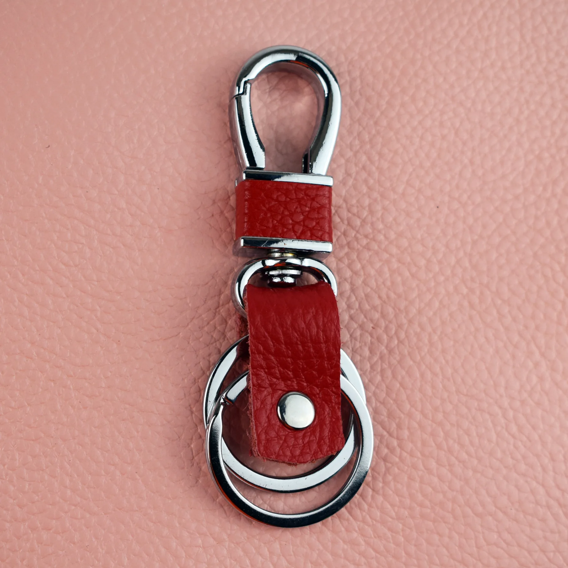 CICICUFF EDC держатель для ключей для мужчин и женщин металлический дизайнерский автомобильный брелок для ключей Подарочная цепочка Новинка - Цвет: Красный