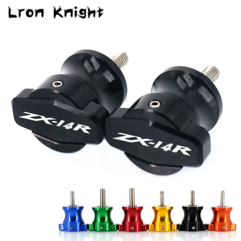 

For KAWASAKI NINJA ZX14R ZX-14R ZX 14R ZZR1400 ZX1400 GTR1400 10MM Motorcycle Swingarm Spools Slider Swingarm Stand