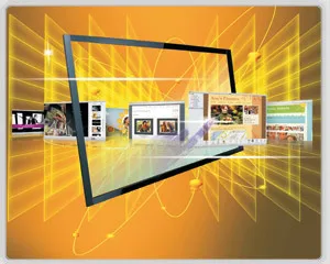 

hot selling 6 real touch points 46" Infrared IR multi touch frame without glass 16:9 format ir multi touch screen panel