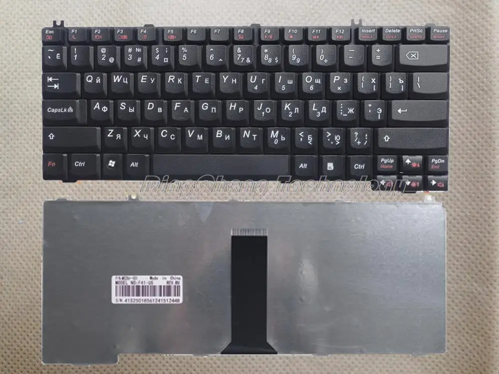 Черный Россия Клавиатура для ноутбука Lenovo N100 N200 N500 G530 V100 F31 Y330 C466 C467 N220 14001 14002 E23 E42
