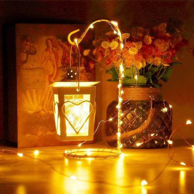 Waterproof Fairy Light CR2032 3AA Battery Powered LED String Light Christmas Light Silver Wire For Wedding Xmas Garland Party