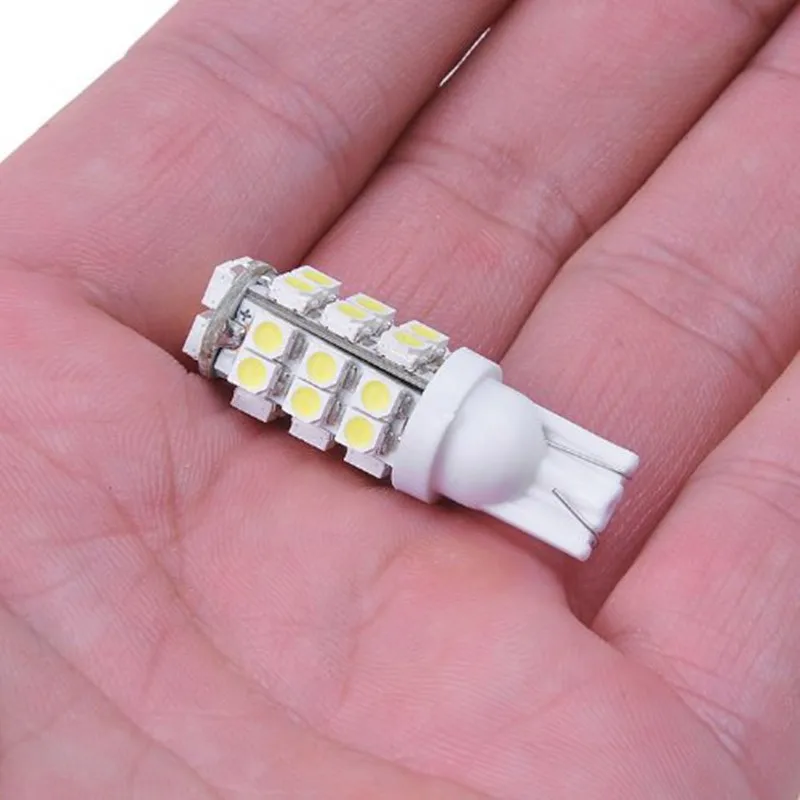 100 шт. белый T10 W5W 194/921 1210 28-SMD светодиодный свет для автомобиля Карта багажник светодиодные боковые габаритные огни лампы подсветка приборной доски DC-12V