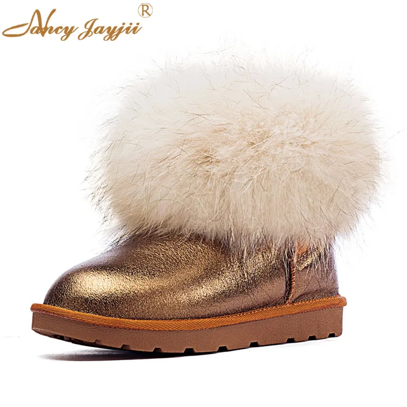 flat heel snow boots