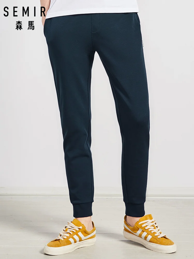 

SEMIR Casual trousers male youth summer new men's black pants sports pants Korean casual pants men trousers
