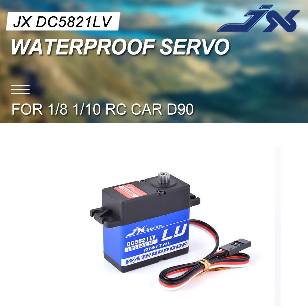 Для TRAXXAS 1/8 1/10 весы RC Car Buggy Crawler RC4WD TRX-4 SCX10 D90JX DC5821LV Servo 21 кг водонепроницаемый