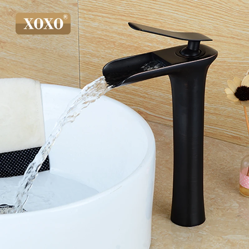 XOXO смесители для раковины, современный белый кран для ванной комнаты, водопады, Смесители на одно отверстие, кран для холодной и горячей воды, кран для раковины, смесители